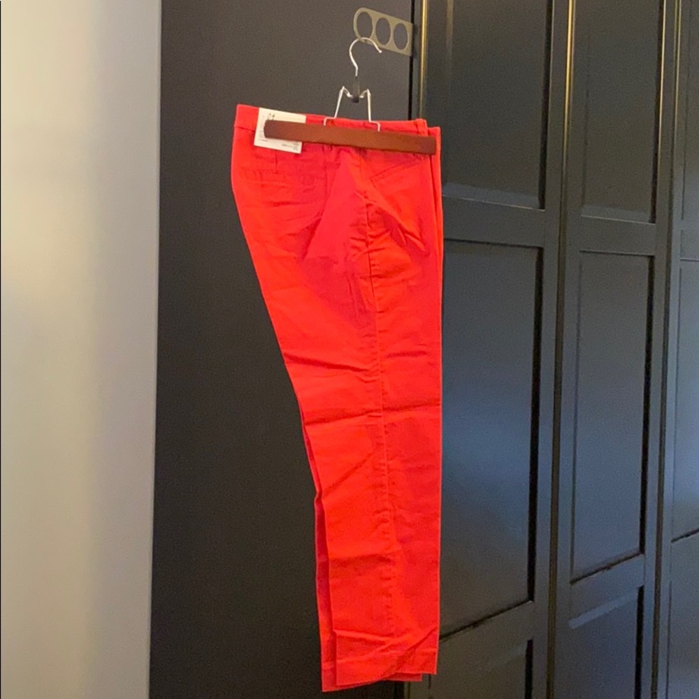 Cute orange city Capris. Brand new with tag
